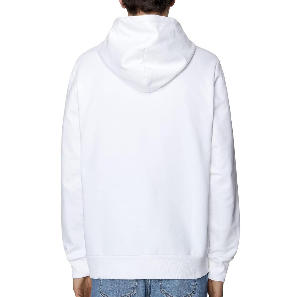 Sweat à Capuche Blanc Homme Diesel Hood Division vue 2