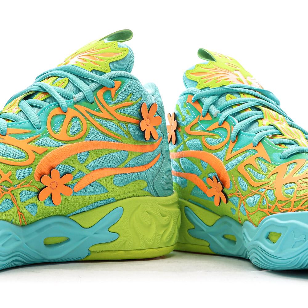 Chaussures de Basketball Turquoise/Vert Homme Puma Mb.04 Scooby Doo vue 7
