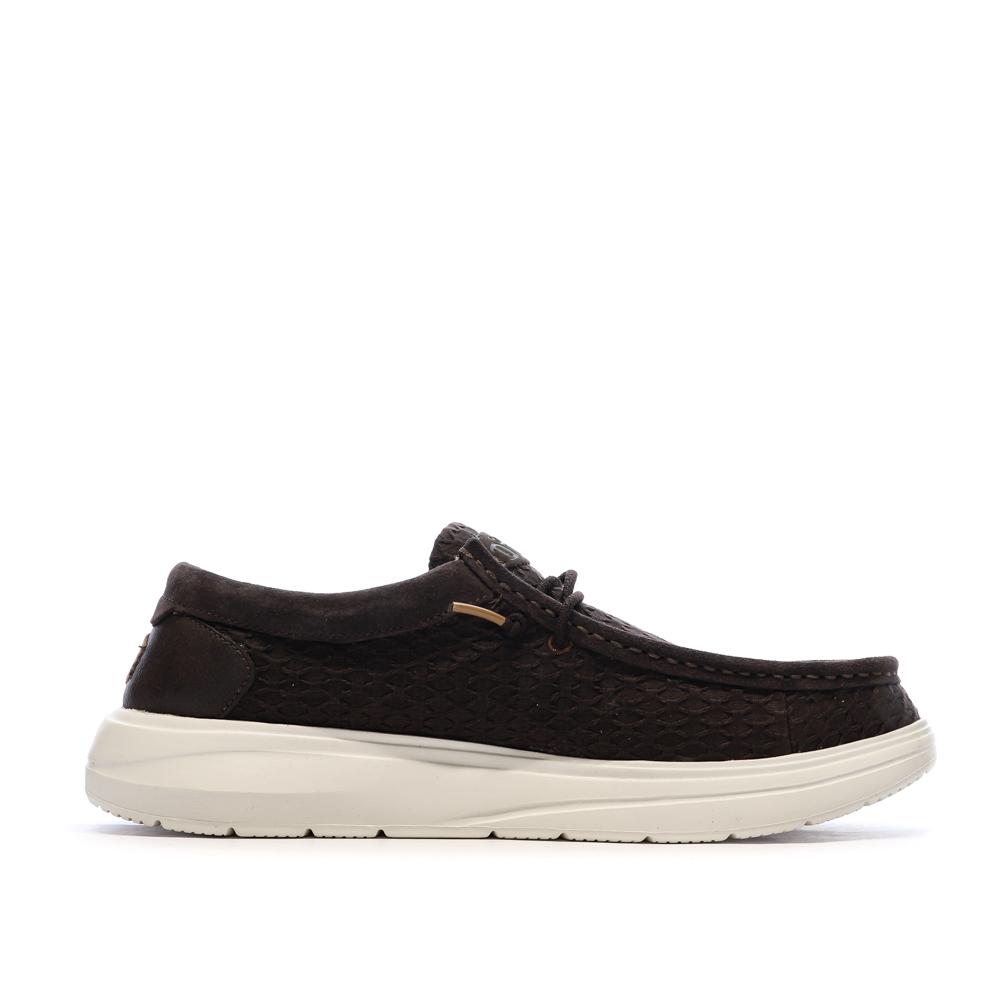 Chaussures Marron Homme Hey Dude Mole Brown vue 2