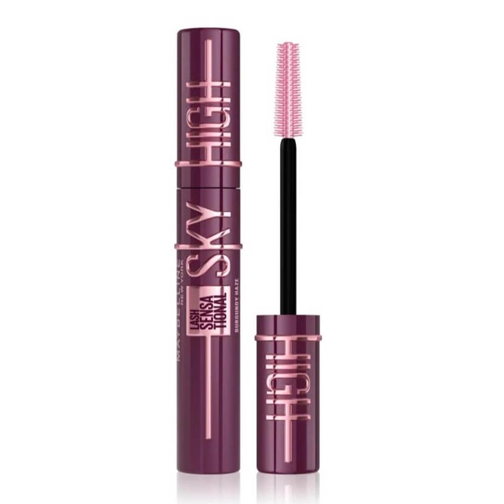 Mascara Violet Femme Gemey Maybelline Sensational Sky High Burgundy Haze pas cher