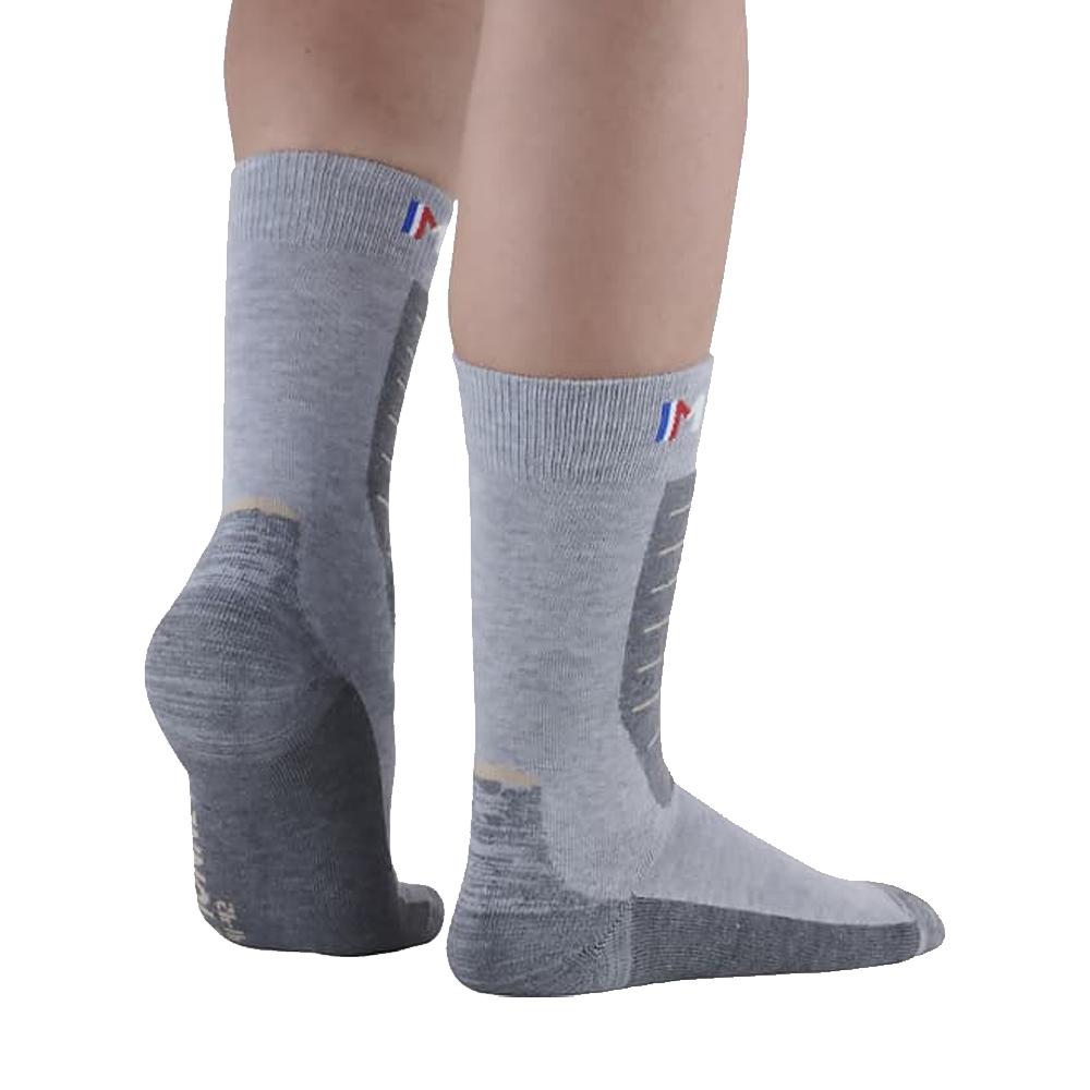 X1 Paire de Chaussettes Gris Mixte Monnet Trek Perf vue 2