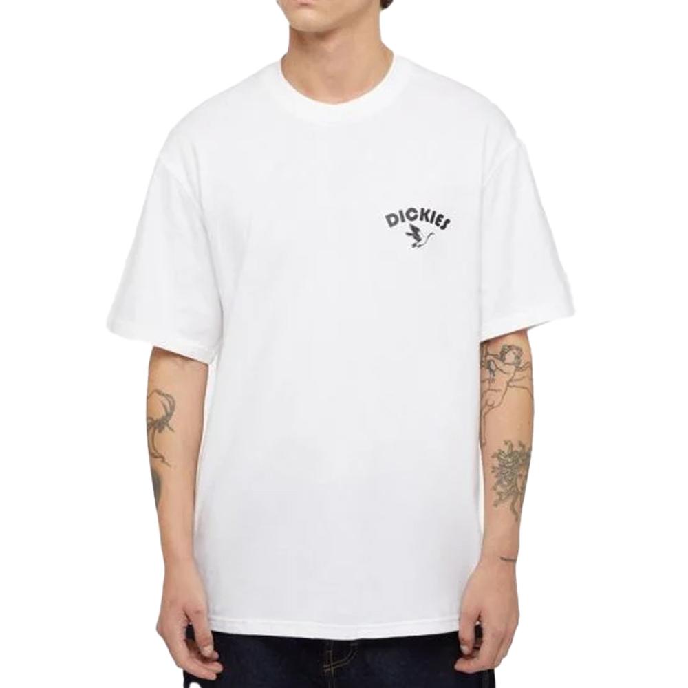 T-shirt Blanc Homme Dickies Goose pas cher
