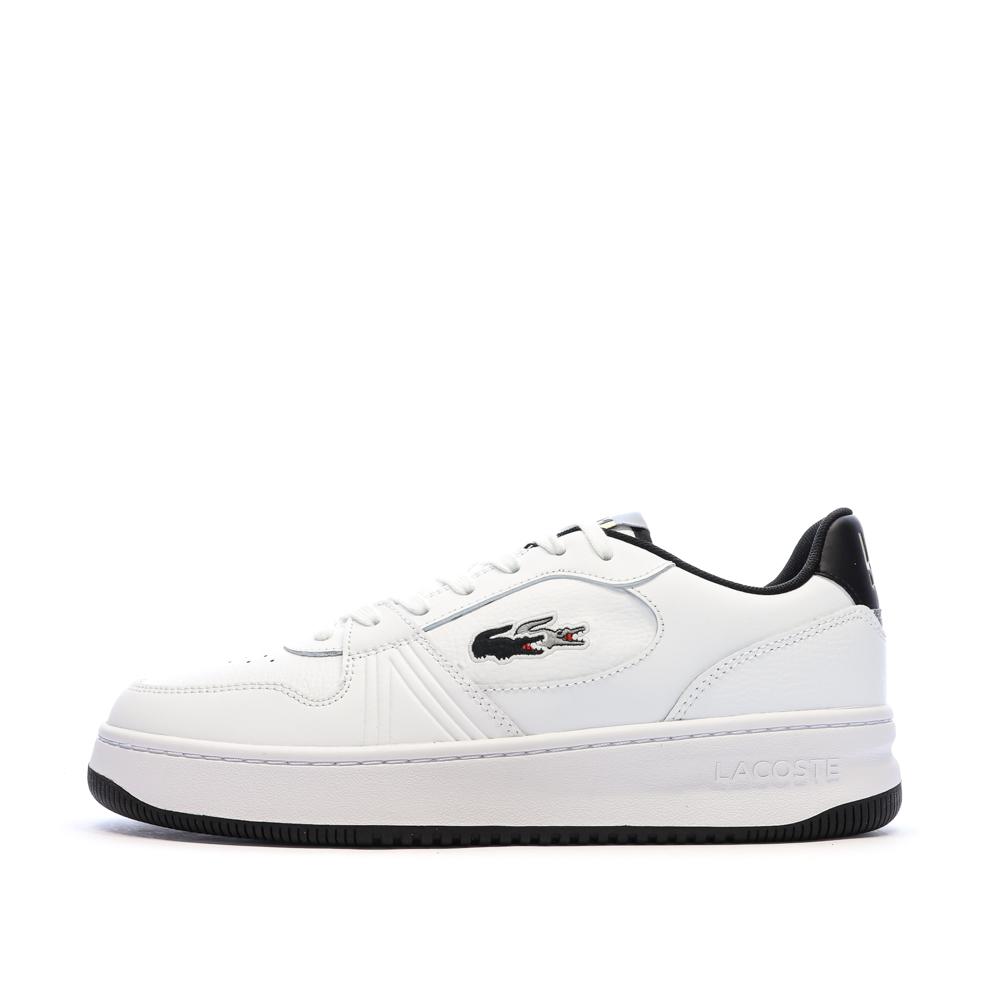 Baskets Blanc/Noir Homme Lacoste L001 pas cher