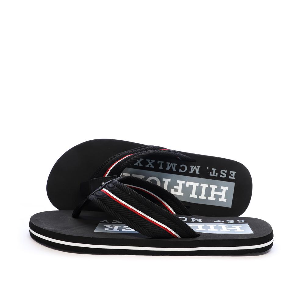 Tongs Marines Homme Tommy Hilfiger Corporate pas cher