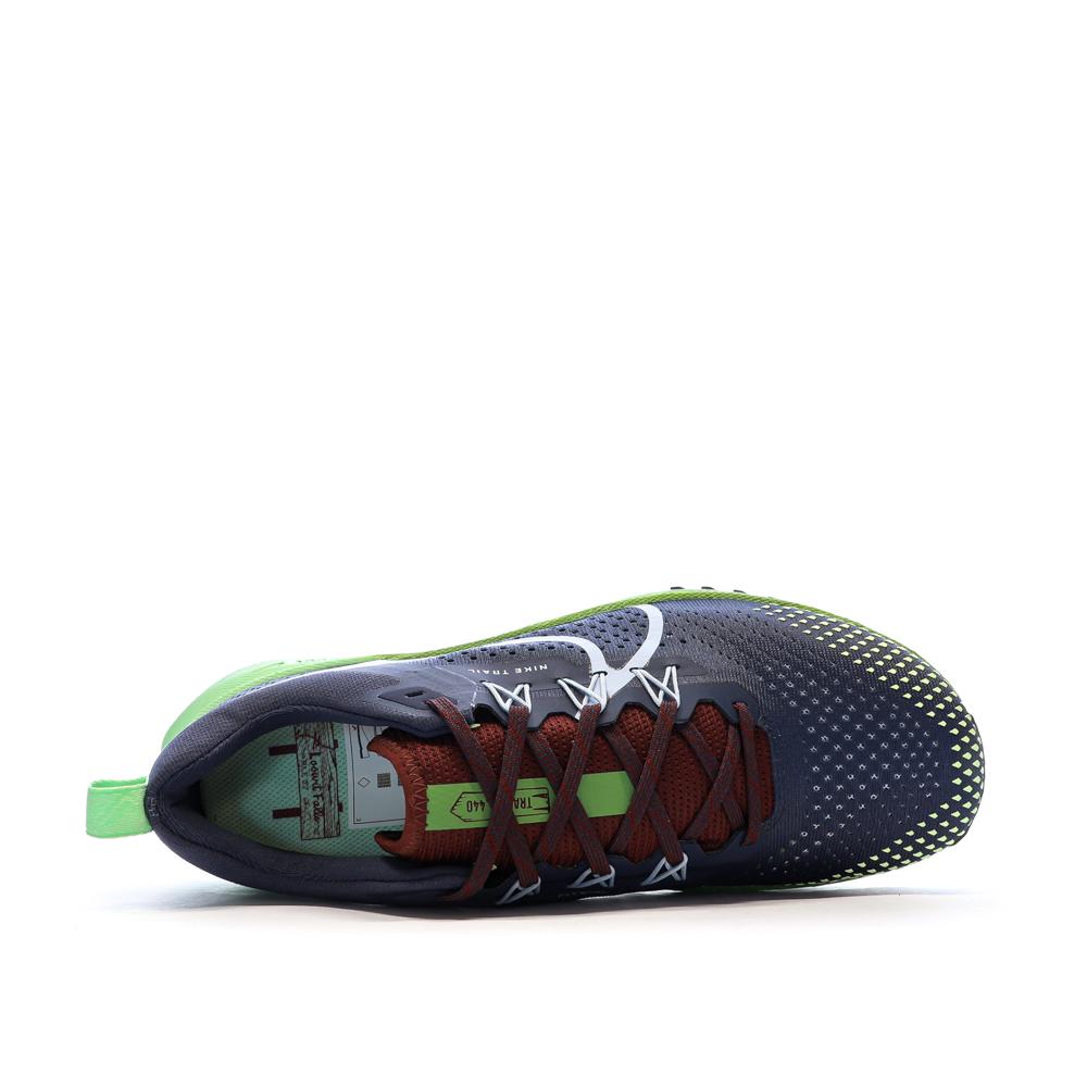 Chaussure trail Marine/Vert Homme Nike React Pegasus vue 4
