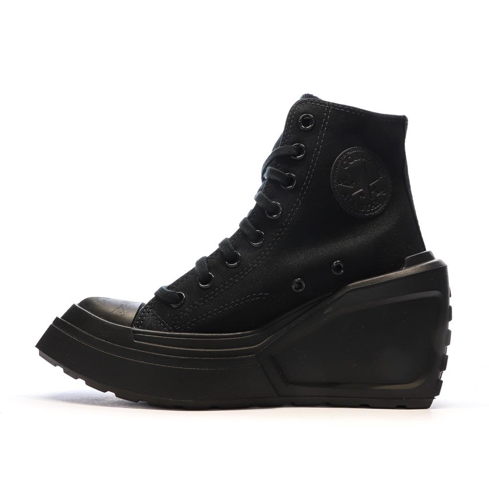 Baskets Noires Femme Converse Chuck 70 De Luxe Wedge pas cher