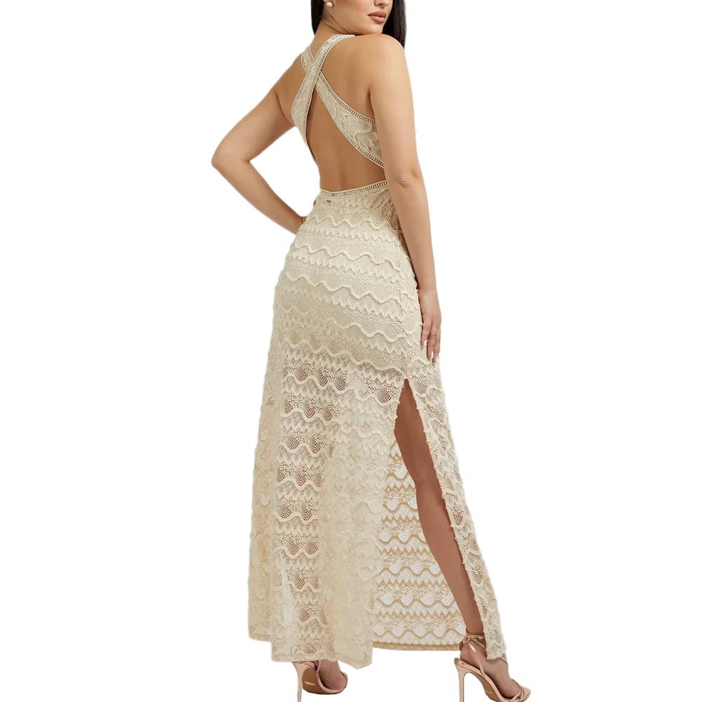 Robe Beige Femme Guess Liza vue 2