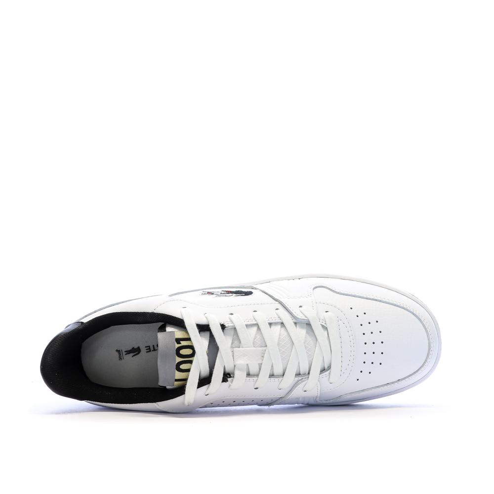 Baskets Blanc/Noir Homme Lacoste L001 vue 4