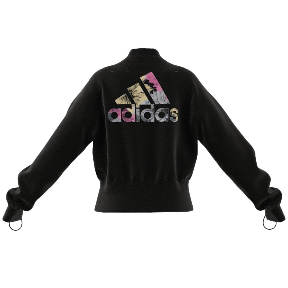 Veste Noire Femme Adidas Aop vue 2
