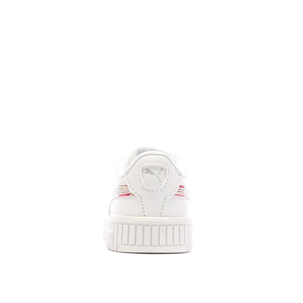 Baskets Blanches/Roses Fille Puma Carina 2.0 vue 3