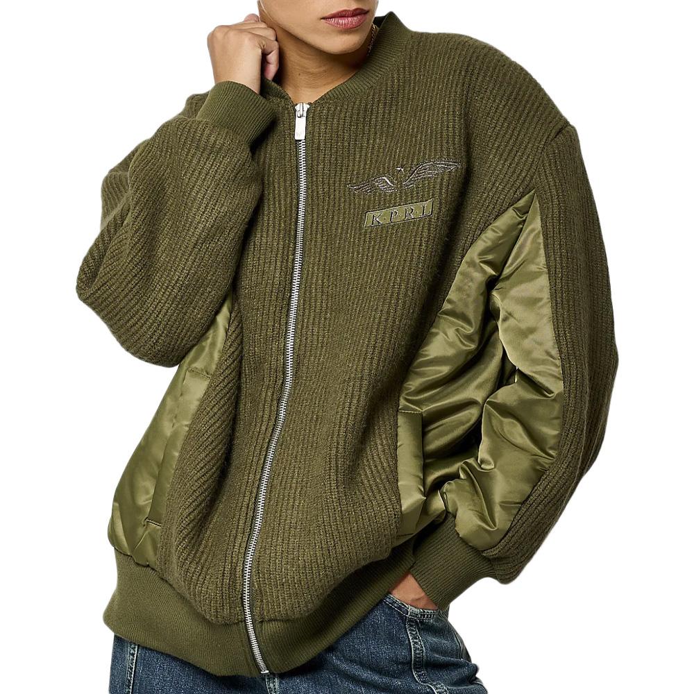 Veste Zippée Kaki Femme Kaporal SENSA pas cher