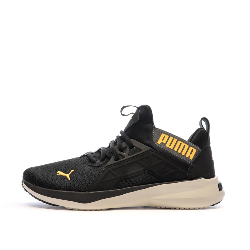 Baskets Noire/Orange Homme Puma Softride Enzo pas cher