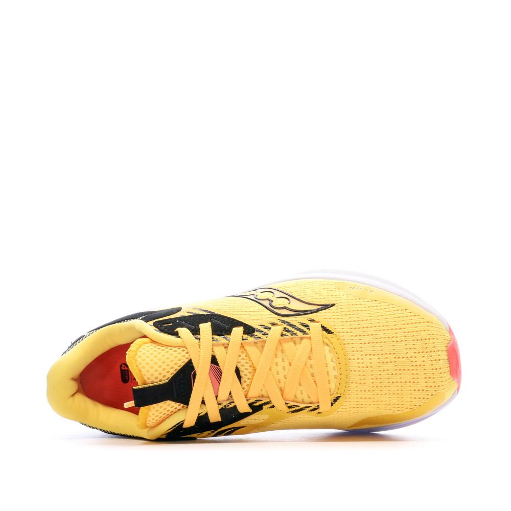 Chaussures de running Jaune Femme Saucony Axon 2 vue 4