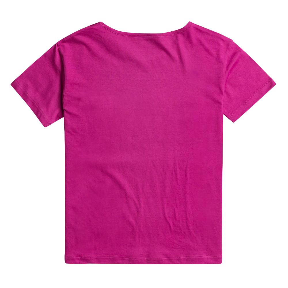 T-shirt Fuchsia Fille Roxy Day And Night vue 2