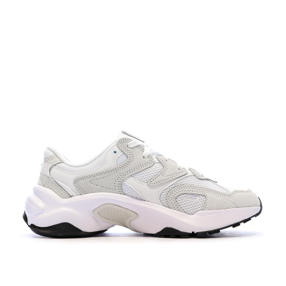 Baskets Blanc/Gris Femme Nike Al8 vue 2