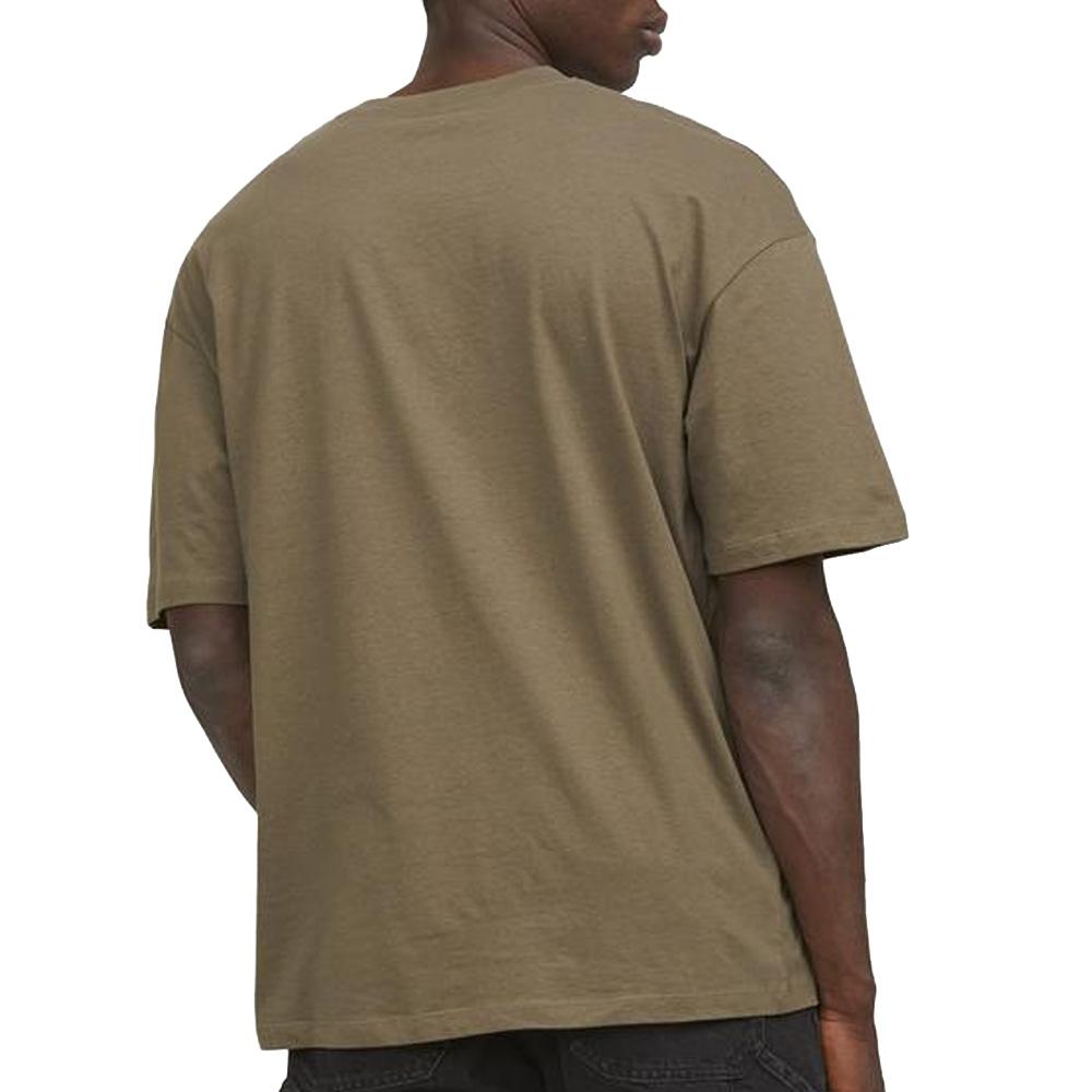 T-shirt Marron Homme Jack & Jones Jorportland vue 2