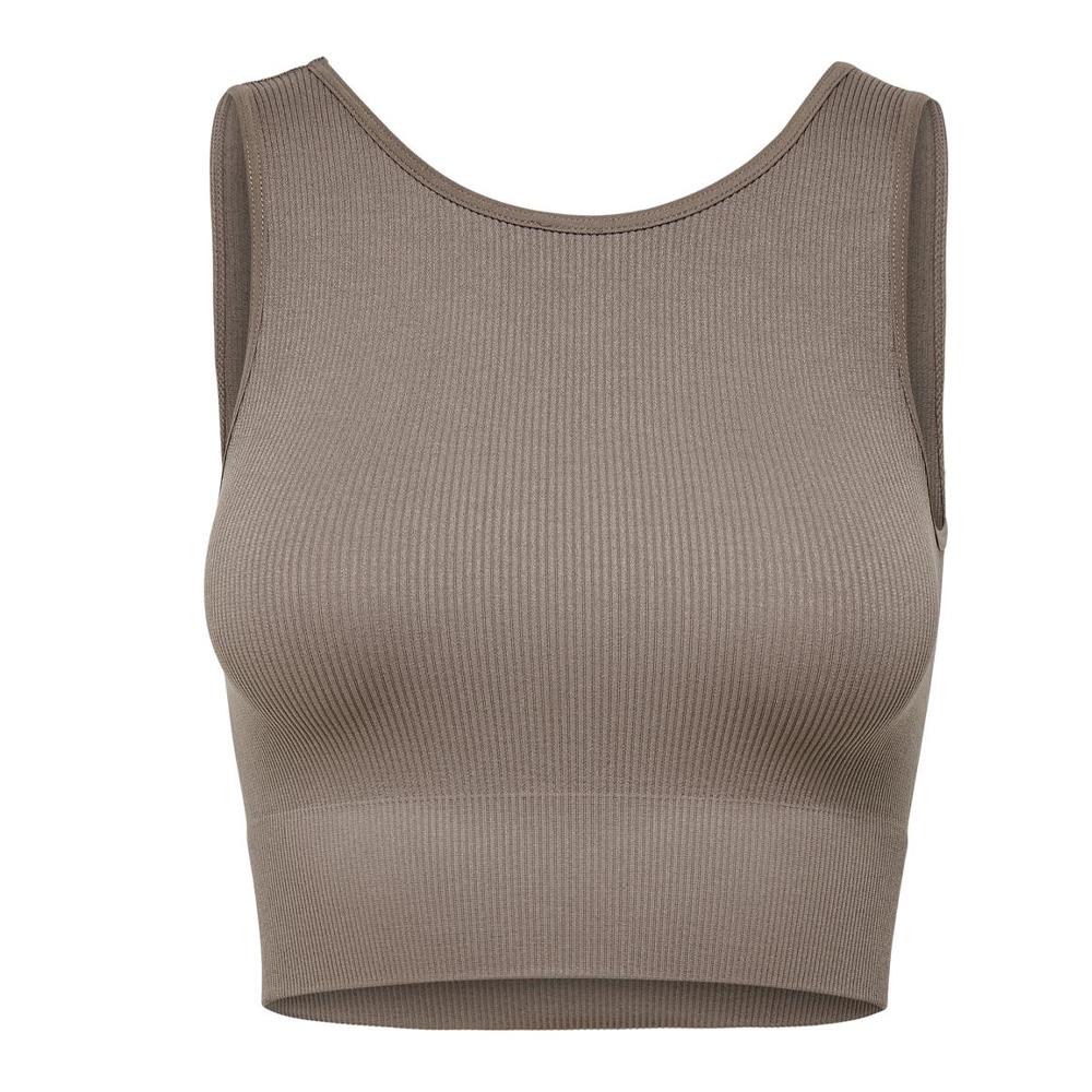 Brassière de Sport Taupe Femme ONLY PLAY Life pas cher