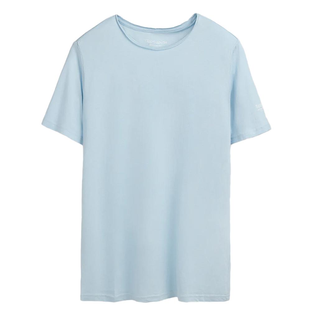 T-shirt Bleu Clair Homme Teddy Smith T-geo pas cher