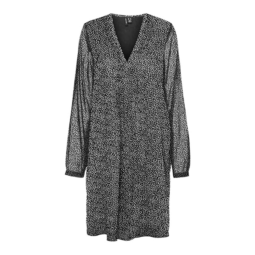 Robe Noire à Motifs Femme Vero Moda Holly pas cher