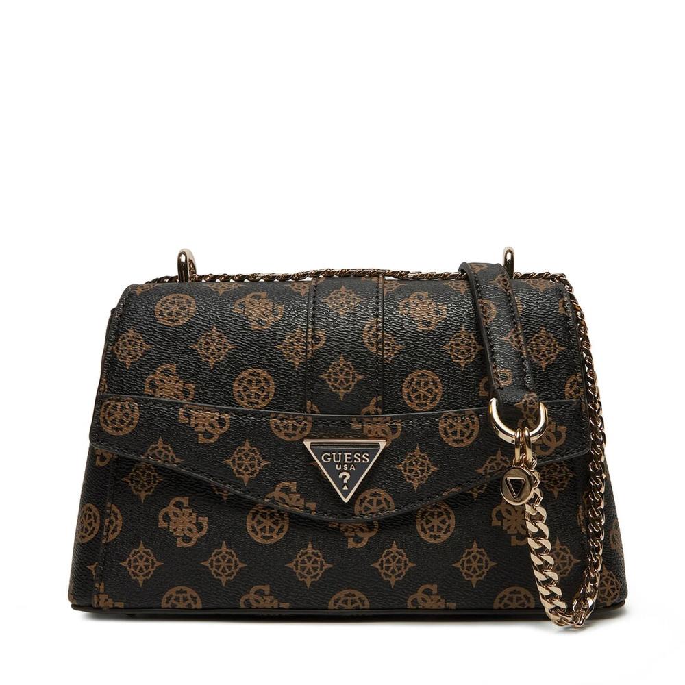 Sac à Bandoulière Marron Femme Guess Dorys pas cher