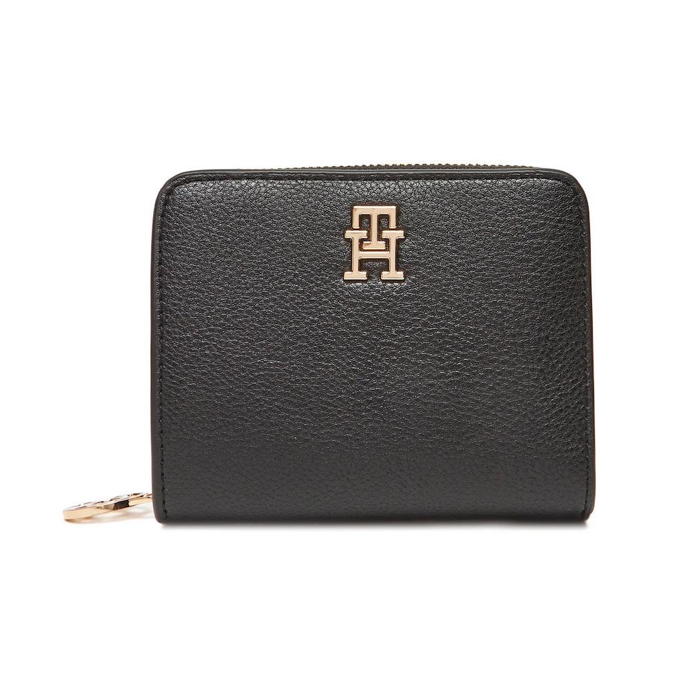 Portefeuille Noir Femme Tommy Hilfiger AW0AW17473 pas cher