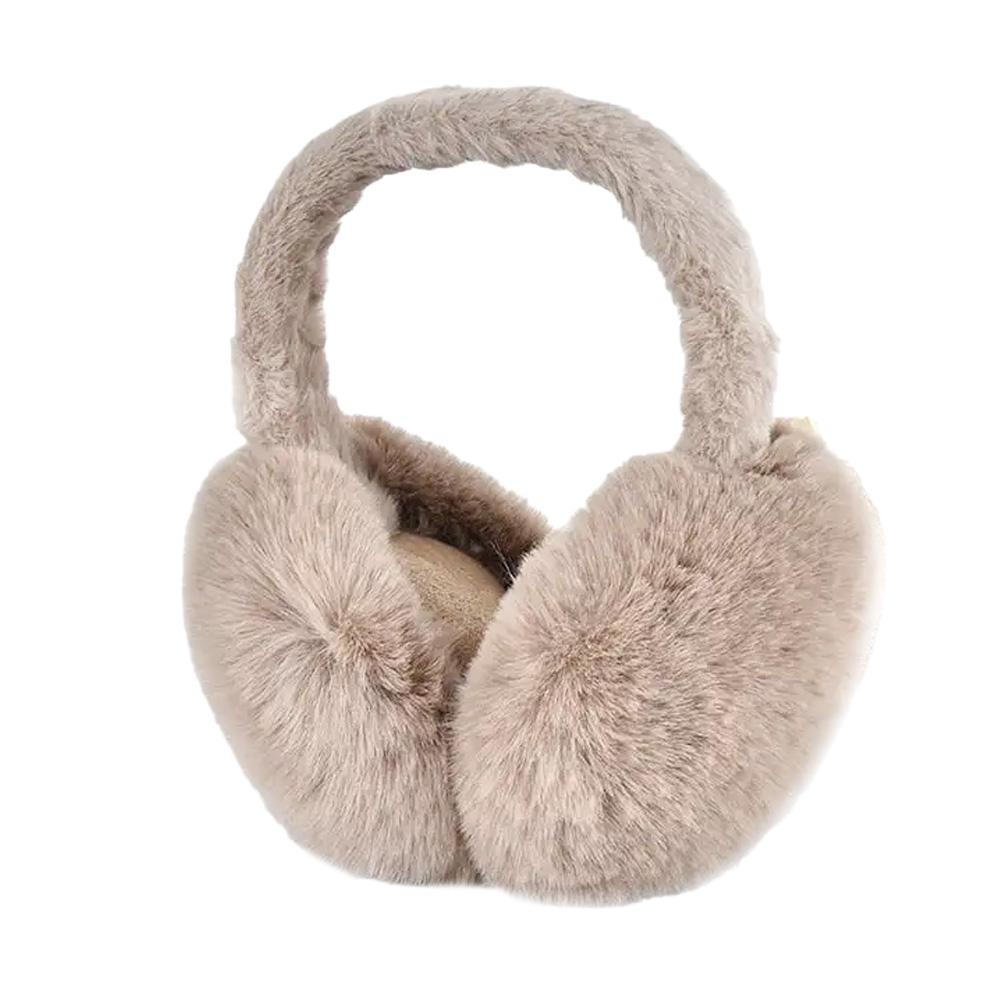 Cache Oreilles Taupe Stella Green Fourrure Cosy pas cher