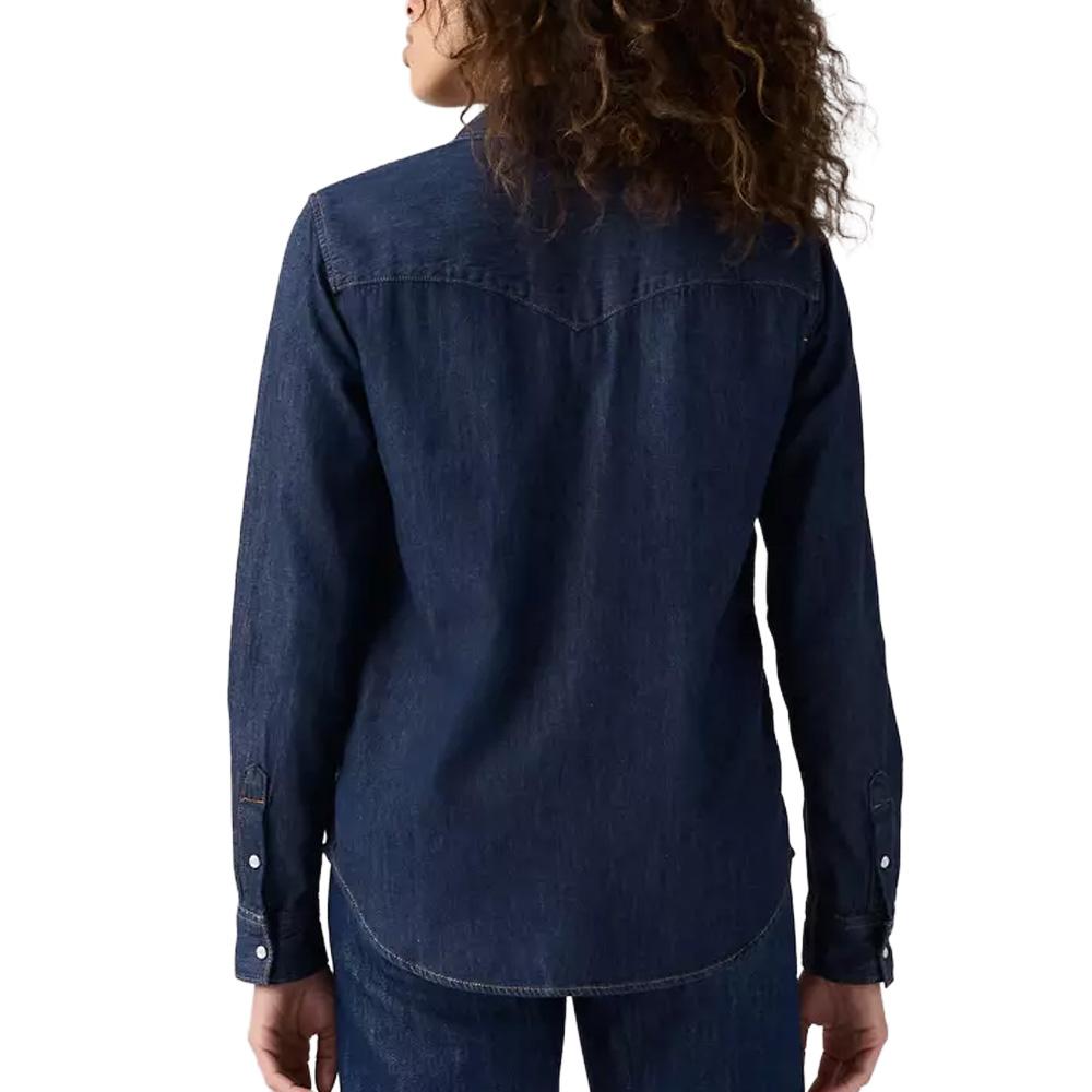 Levi's The Ultimate Western Damenhemd in Rohblau Ansicht 3