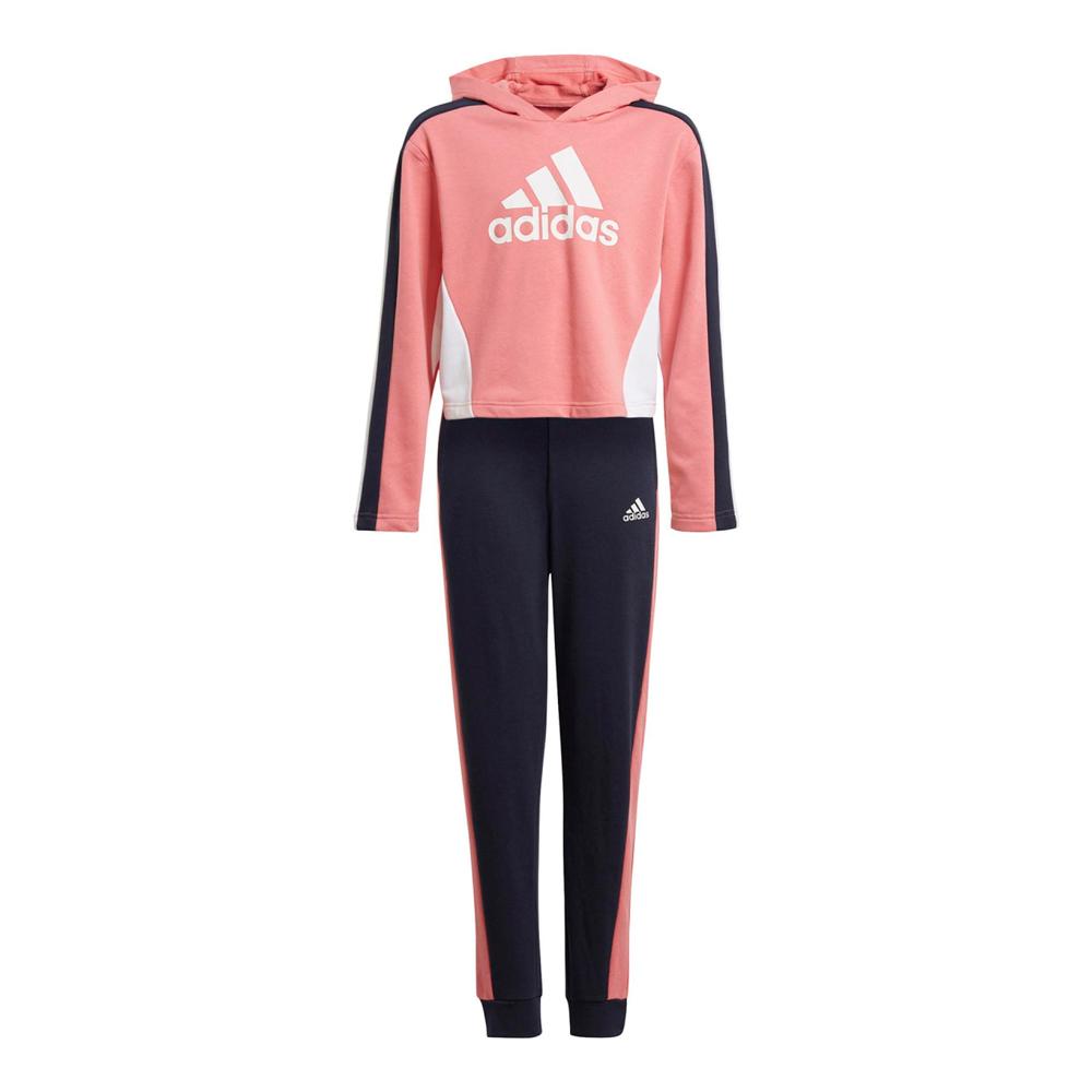 Survêtement Rose/Noir Fille Adidas GM8933 pas cher