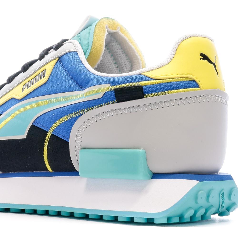 Baskets Grise Garçon Puma Future Rider Twofold Jr vue 7