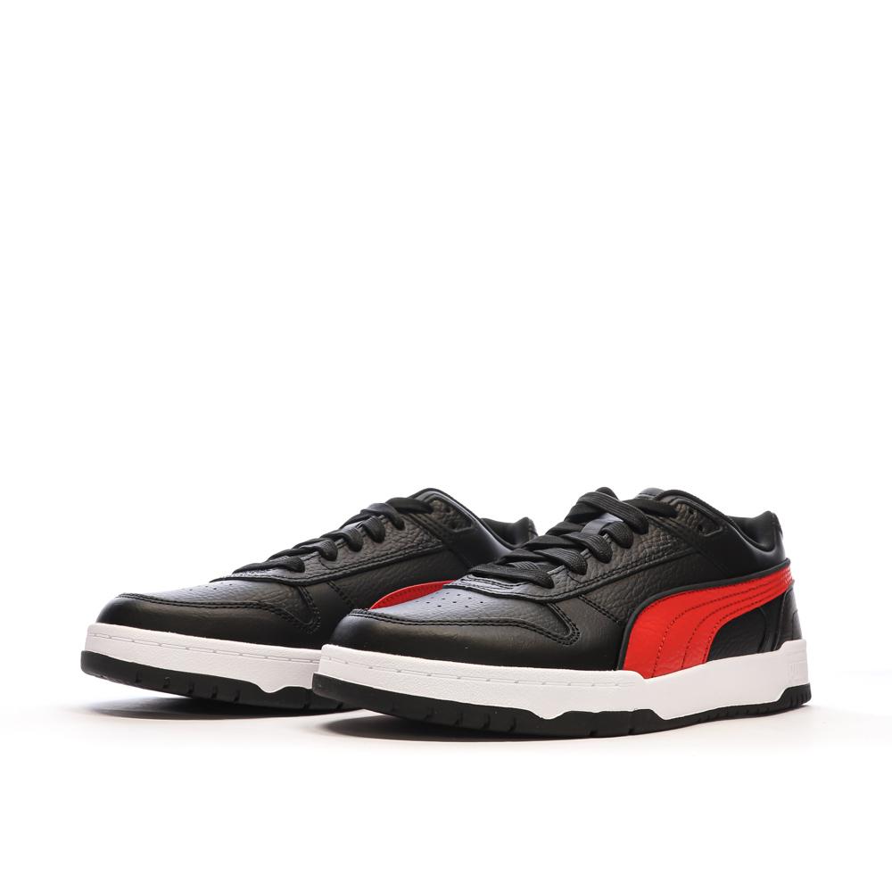 Baskets Noires/Rouges Garçon Puma Rbd Game vue 6