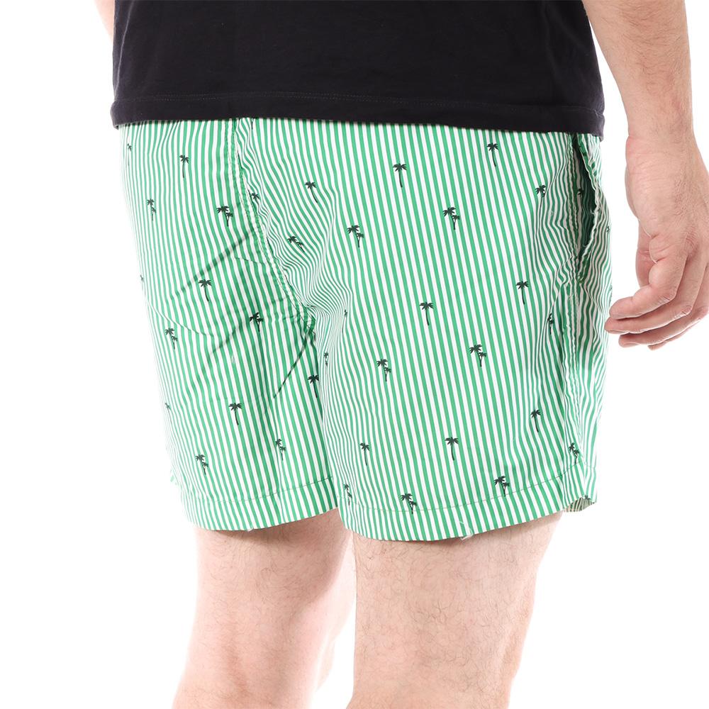 Short de Bain Vert Homme Jack & Jones Pacific Coast Flamingo vue 2