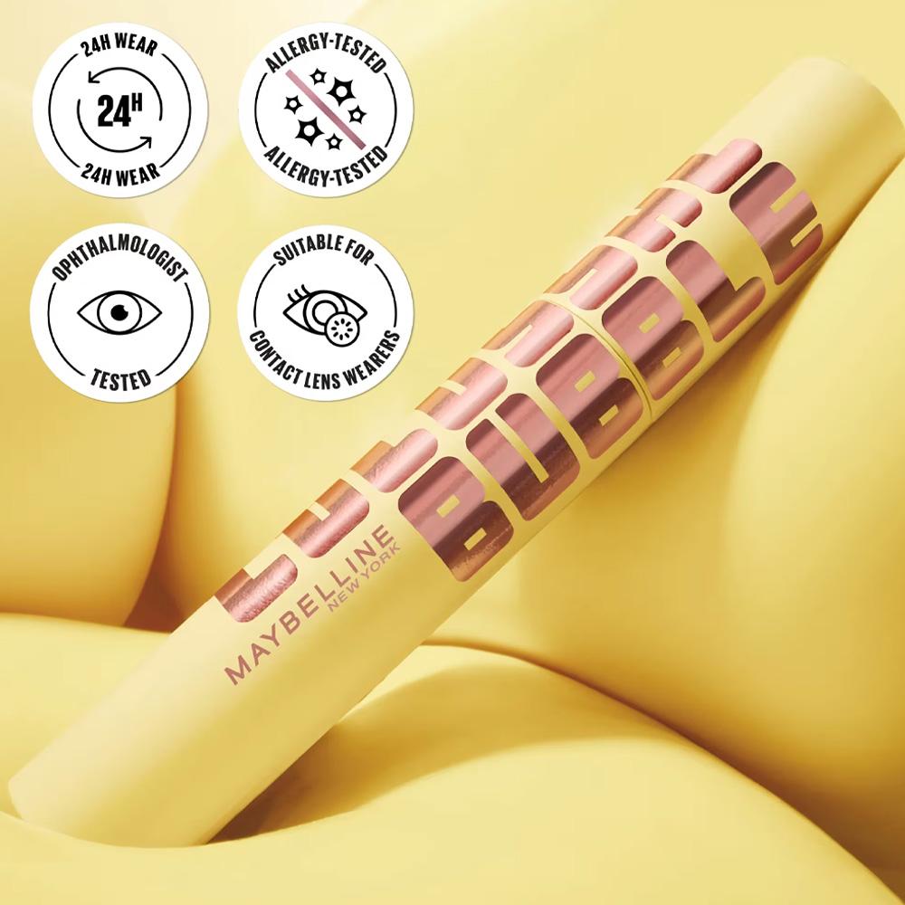 Máscara de pestañas Colossal Bubble de Gemey Maybelline, negra ver 2