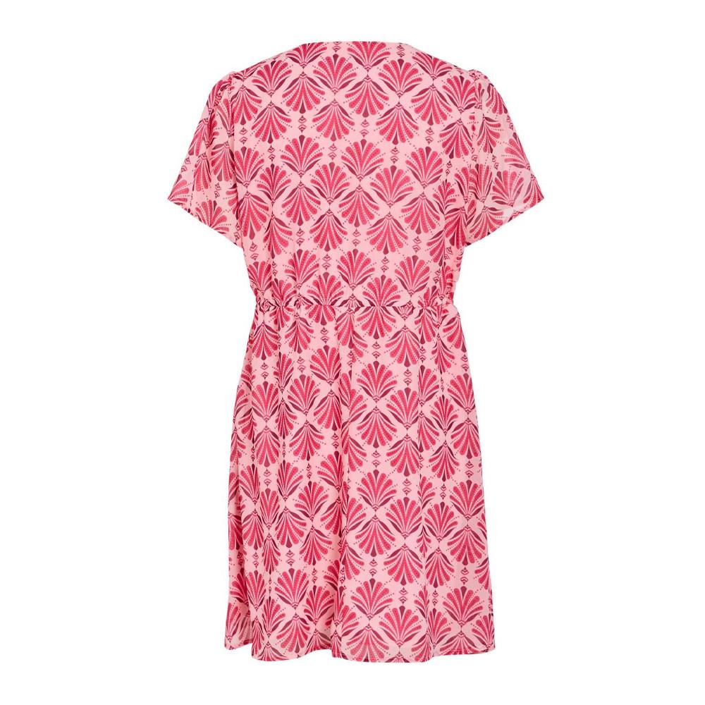 Robe Rose à Motifs Femme Vila Vimira vue 2