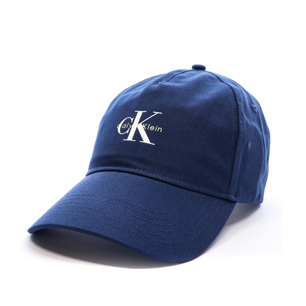 Casquette Marine Homme Calvin Klein Jeans Monologo Printed pas cher