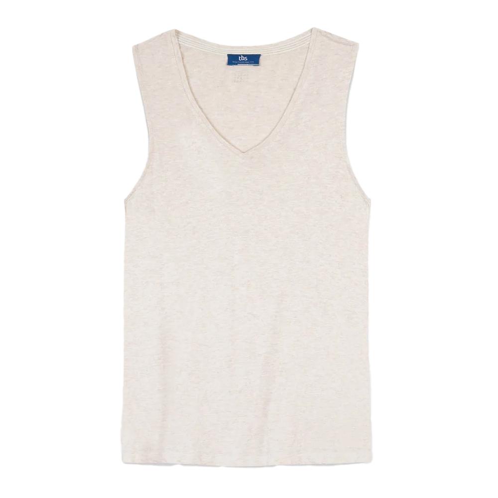 Débardeur Blanc Femme TBS ADINADEBP pas cher