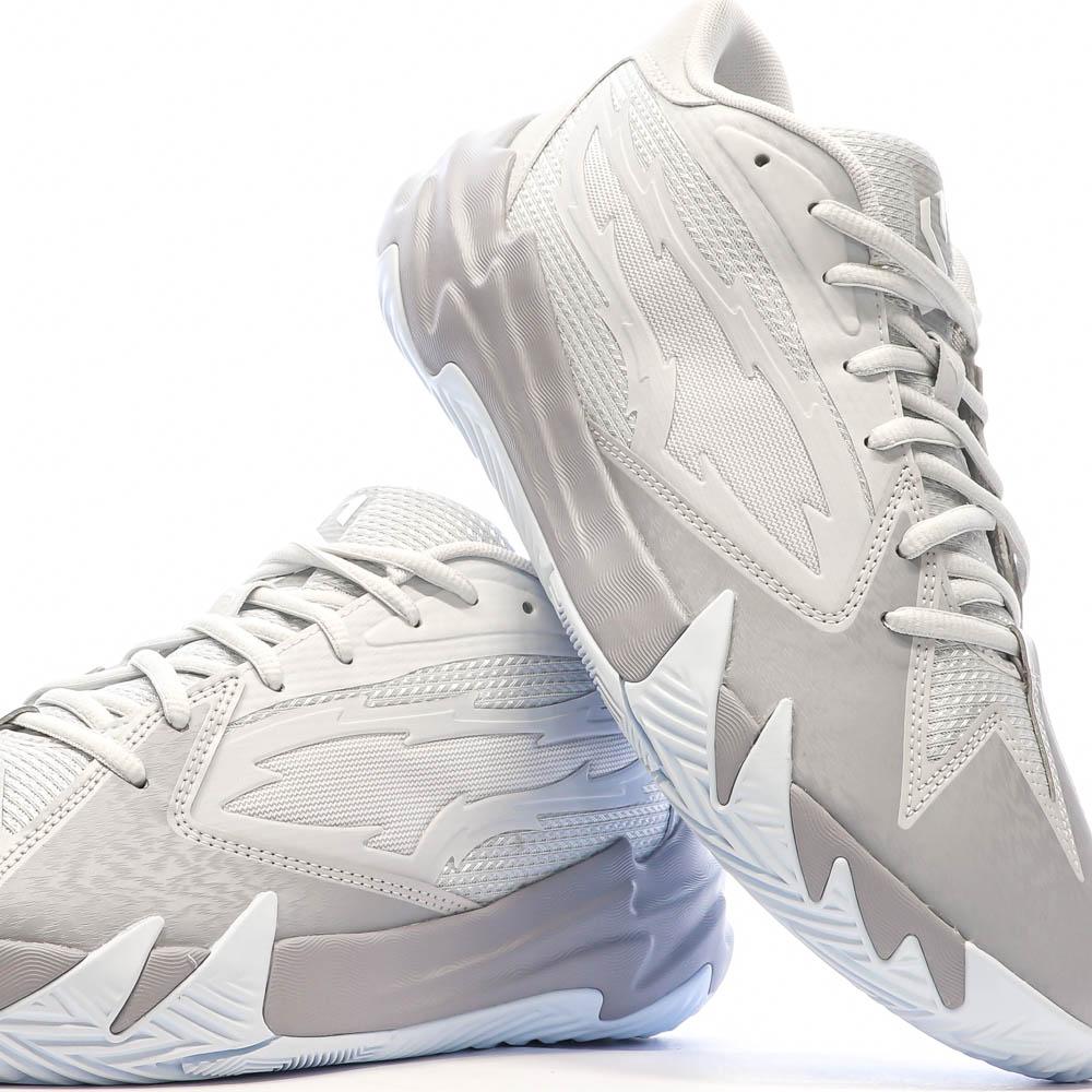 Chaussures de basket Blanches Homme Puma Scoot Zeros vue 7