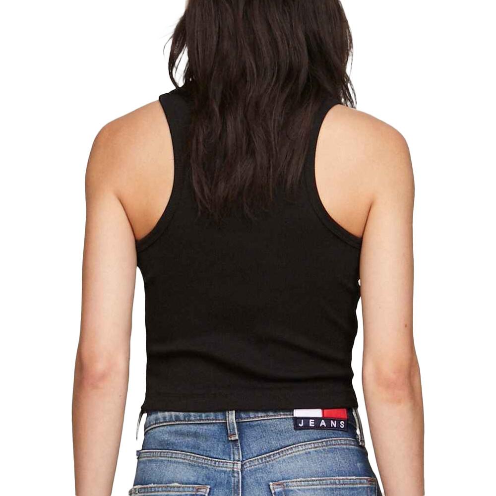 Débardeur Noir Femme Tommy Hilfiger Essential vue 2