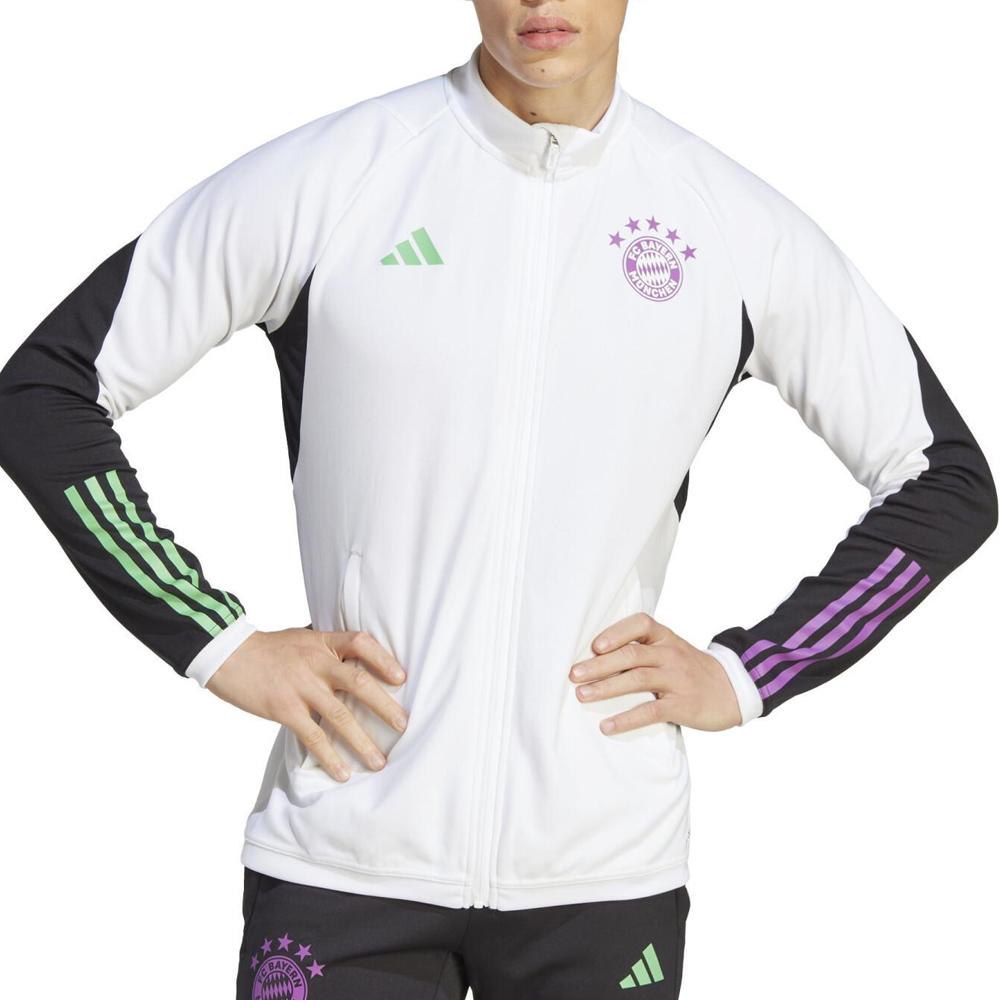 Bayern Munich Veste Blanche Homme Adidas 23/24 pas cher