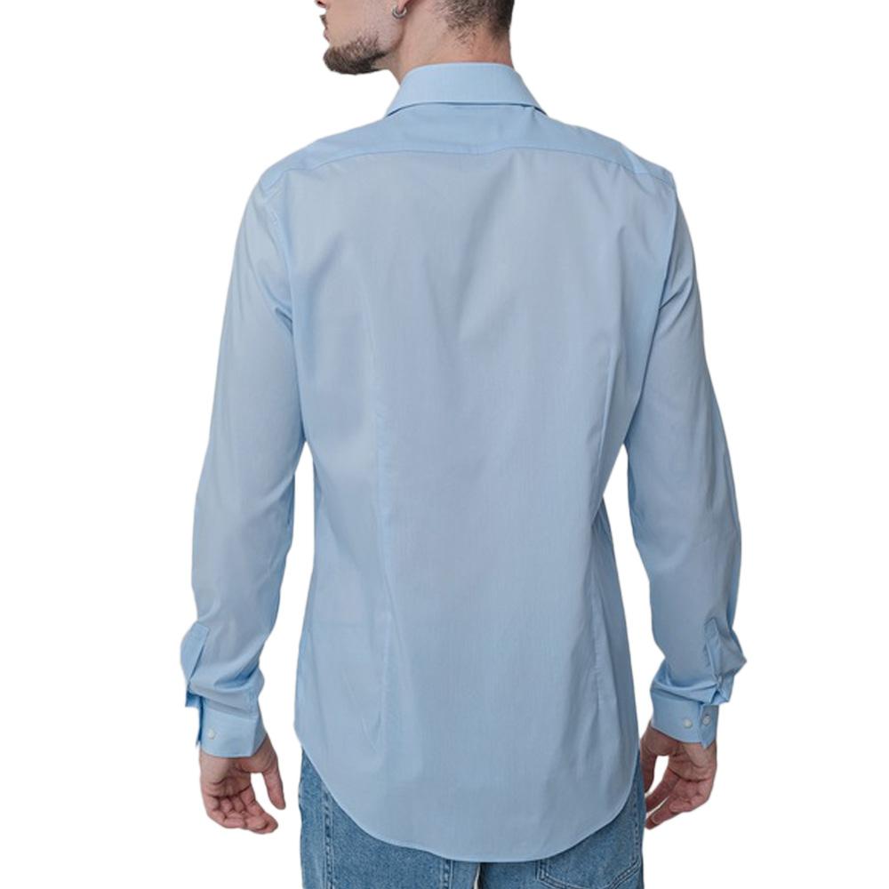 Chemise Bleu Homme Calvin Klein Jeans Lyocell Solid vue 2