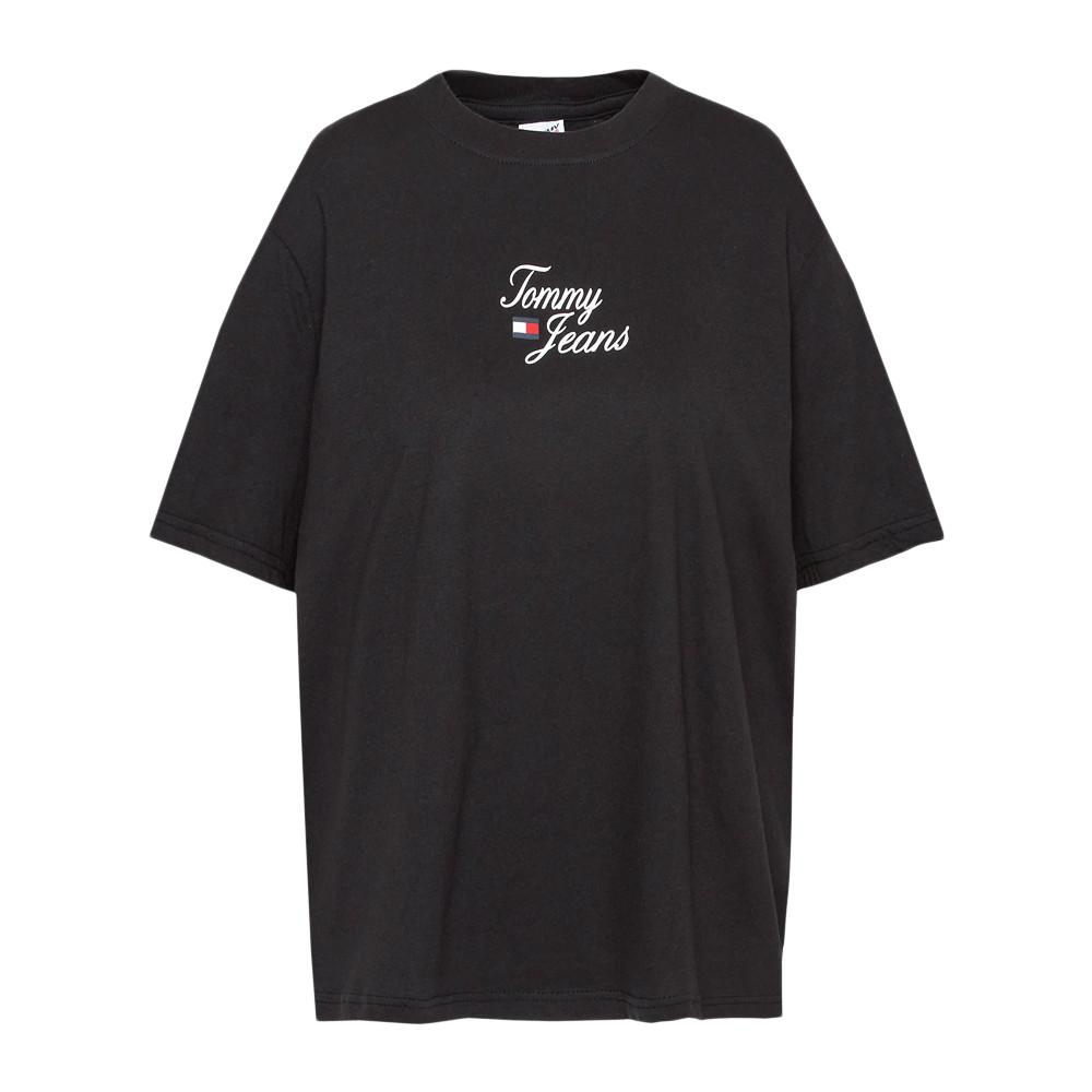T-shirt Noir Femme Tommy Hilfiger Curve Reg Essentia pas cher