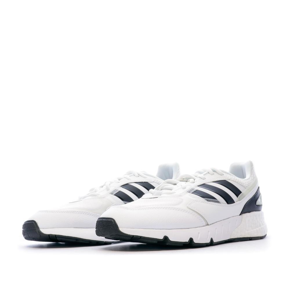 Baskets Blanches Homme Adidas Zx 1k Boost 2.0 vue 6