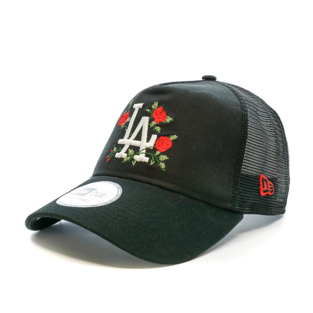 Casquette Trucker Noir Femme New Era Flower Losdod pas cher