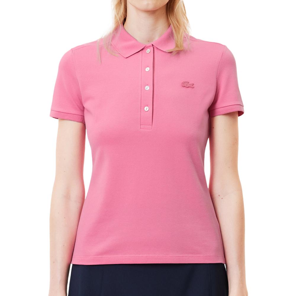 Polo Rose Femme Lacoste PF5462 pas cher