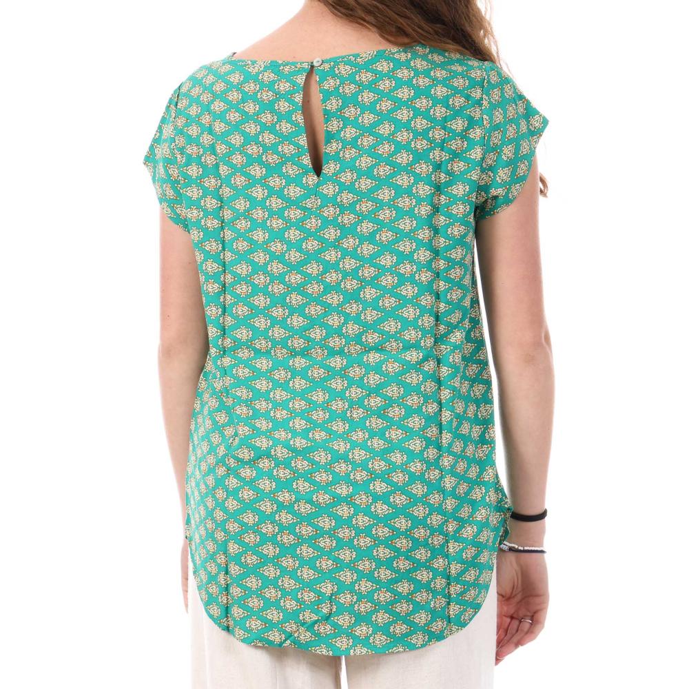Blouse Vert à motifs Femme Only Nova vue 2