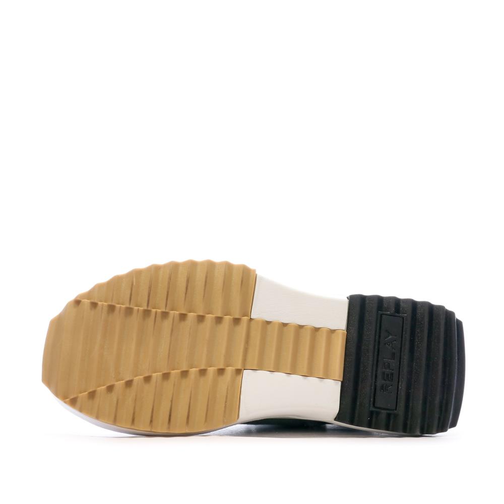 Baskets Verte/Doré Femme Replay Aqua Clean vue 5
