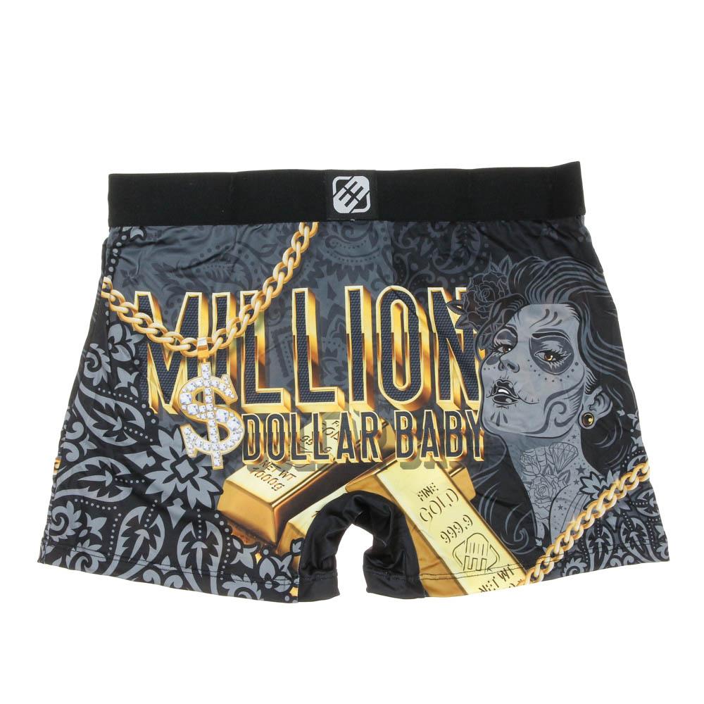 Boxer Gris/Doré Homme Freegun Gold vue 2