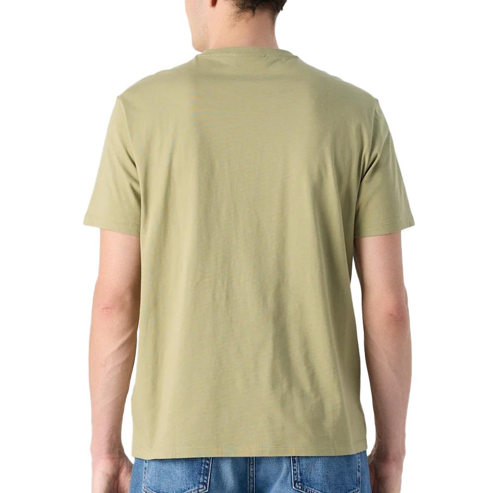 Camiseta hombre verde Calvin Klein Jeans Insignia años 30 ver 2