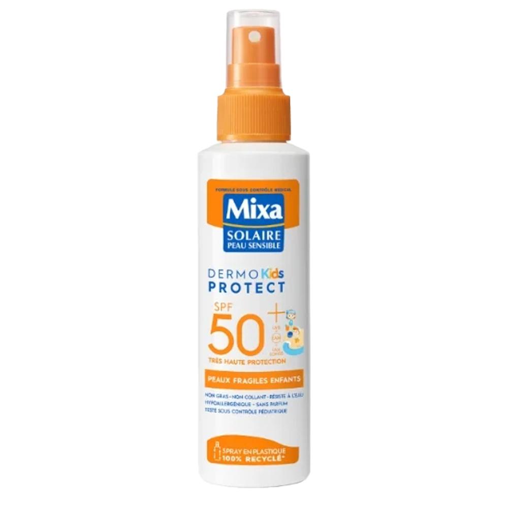 Crème Solaire Enfant Mixa Dermo Protect Kids Peaux Fragiles SPF50+ 150ml pas cher