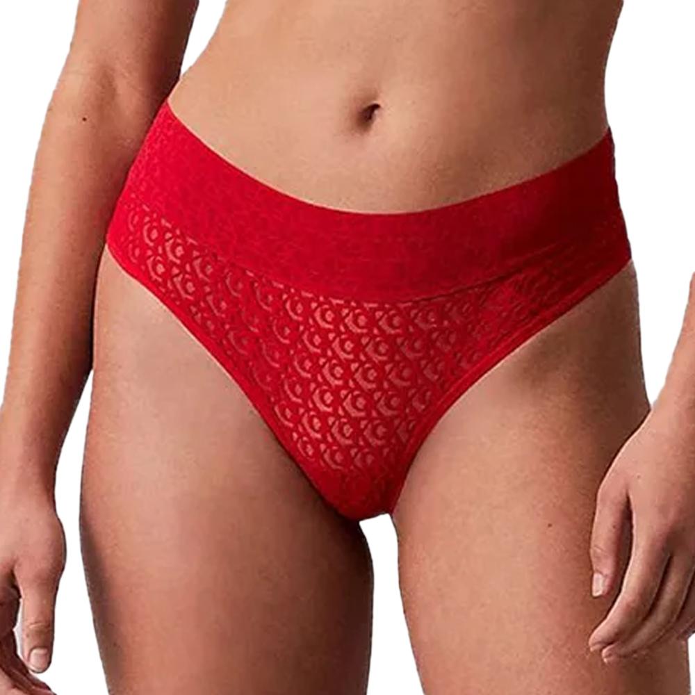 Calzoncillos Calvin Klein Jeans Brazilian Rojo Mujer barato