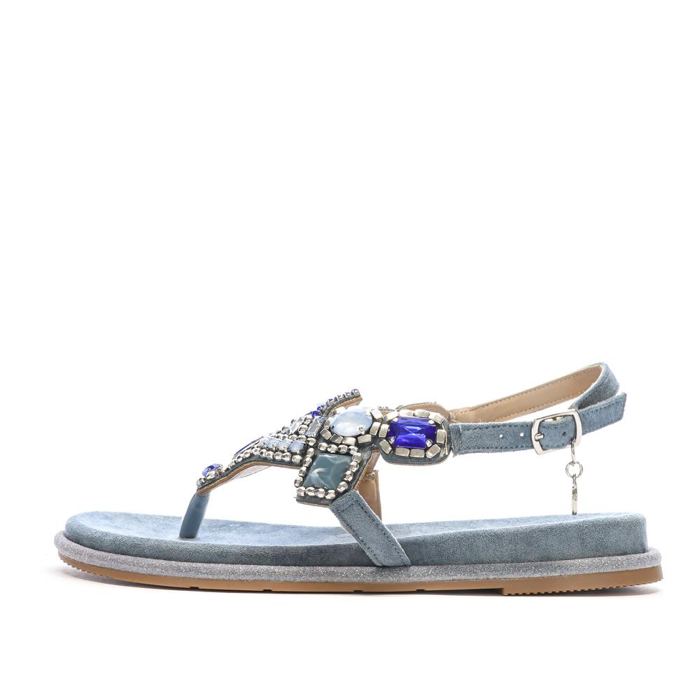 Sandales Bleu à Bijoux Femme XTI 144017 pas cher
